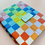 Rainbow Check Notebook Duo