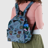 Medium Nylon Backpack: Digital Denim Birds