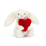 Bashful Red Love Heart Bunny Little