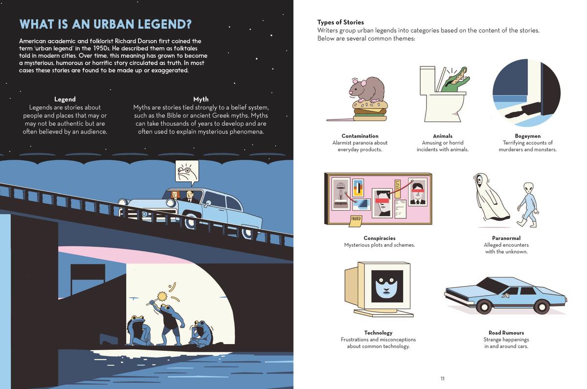 An Illustrated History of Urban Legends – TYPE Books