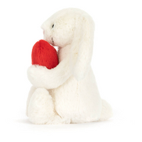 Bashful Red Love Heart Bunny Medium