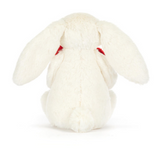 Bashful Red Love Heart Bunny Medium